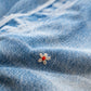 【SHANANA MIL】Used 501 Denim『Hand Embroidery Daisy』⑩