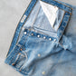 【SHANANA MIL】Used 501 Denim『Hand Embroidery Daisy』⑩