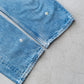 【SHANANA MIL】Used 501 Denim『Hand Embroidery Daisy』⑩