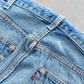 【SHANANA MIL】Used 501 Denim『Hand Embroidery Daisy』⑩