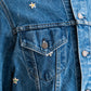 【SHANANA MIL】Used 70505 Denim Jacket 『Hand Embroidery Daisy』 made in USA ①