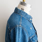 【SHANANA MIL】Used 70505 Denim Jacket 『Hand Embroidery Daisy』 made in USA ①