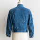 【SHANANA MIL】Used 70505 Denim Jacket 『Hand Embroidery Daisy』 made in USA ①