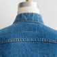 【SHANANA MIL】Used 70505 Denim Jacket 『Hand Embroidery Daisy』 made in USA ①