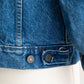 【SHANANA MIL】Used 70505 Denim Jacket 『Hand Embroidery Daisy』 made in USA ①