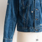 【SHANANA MIL】Used 70505 Denim Jacket 『Hand Embroidery Daisy』made in USA ②