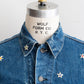 【SHANANA MIL】Used 70505 Denim Jacket 『Hand Embroidery Daisy』made in USA ②