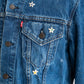 【SHANANA MIL】Used 70505 Denim Jacket 『Hand Embroidery Daisy』made in USA ②