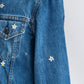 【SHANANA MIL】Used 70505 Denim Jacket 『Hand Embroidery Daisy』made in USA ②