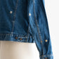 【SHANANA MIL】Used 70505 Denim Jacket 『Hand Embroidery Daisy』made in USA ②