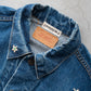 【SHANANA MIL】Used 70505 Denim Jacket 『Hand Embroidery Daisy』made in USA ②