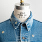 【SHANANA MIL】Used 70505 Denim Jacket 『Hand Embroidery Daisy』made in USA ③
