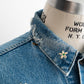 【SHANANA MIL】Used 70505 Denim Jacket 『Hand Embroidery Daisy』made in USA ③