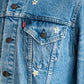 【SHANANA MIL】Used 70505 Denim Jacket 『Hand Embroidery Daisy』made in USA ③