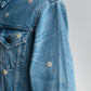 【SHANANA MIL】Used 70505 Denim Jacket 『Hand Embroidery Daisy』made in USA ③