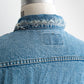 【SHANANA MIL】Used 70505 Denim Jacket 『Hand Embroidery Daisy』made in USA ③