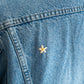 【SHANANA MIL】Used 70505 Denim Jacket 『Hand Embroidery Daisy』made in USA ③