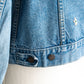 【SHANANA MIL】Used 70505 Denim Jacket 『Hand Embroidery Daisy』made in USA ③