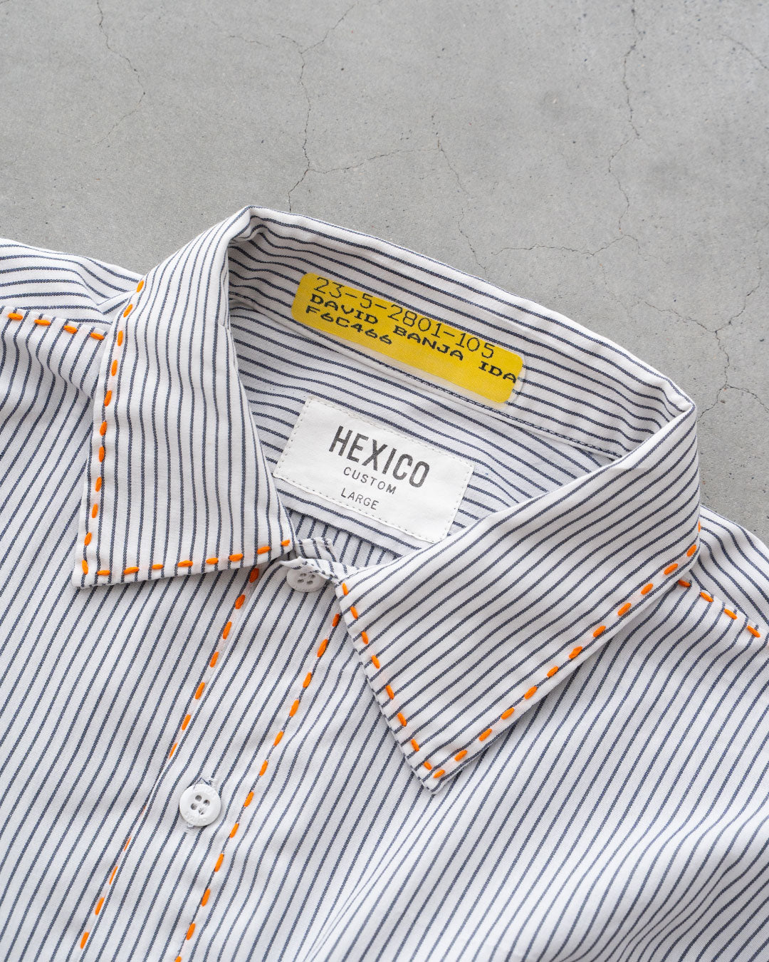 【HEXICO】Hand-Stitched Used Work-Shirts『Made In Honduras』⑥