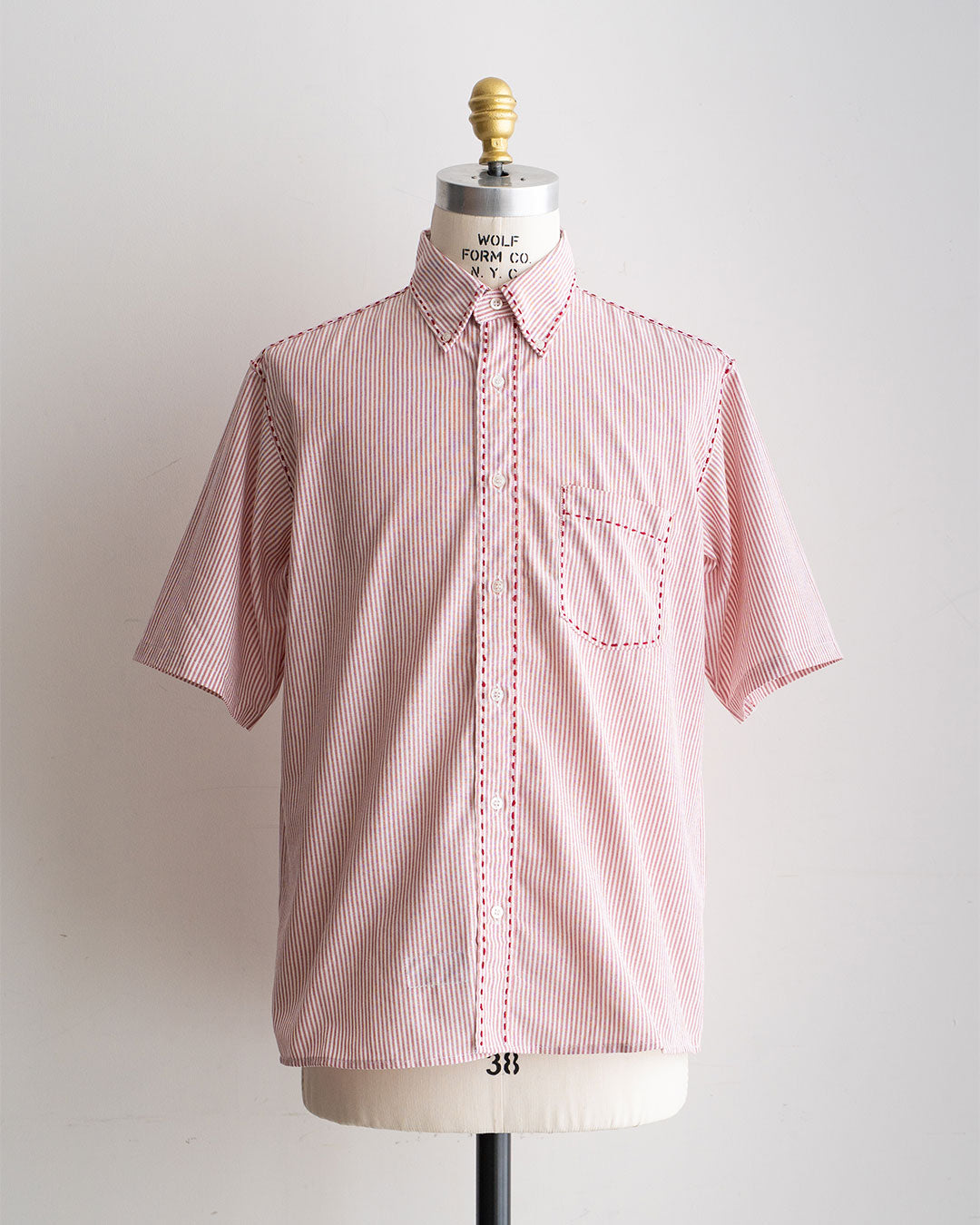 【HEXICO】Hand-Stitched Used Short-Sleeve Work-Shirts 『Made In U.S.A』②