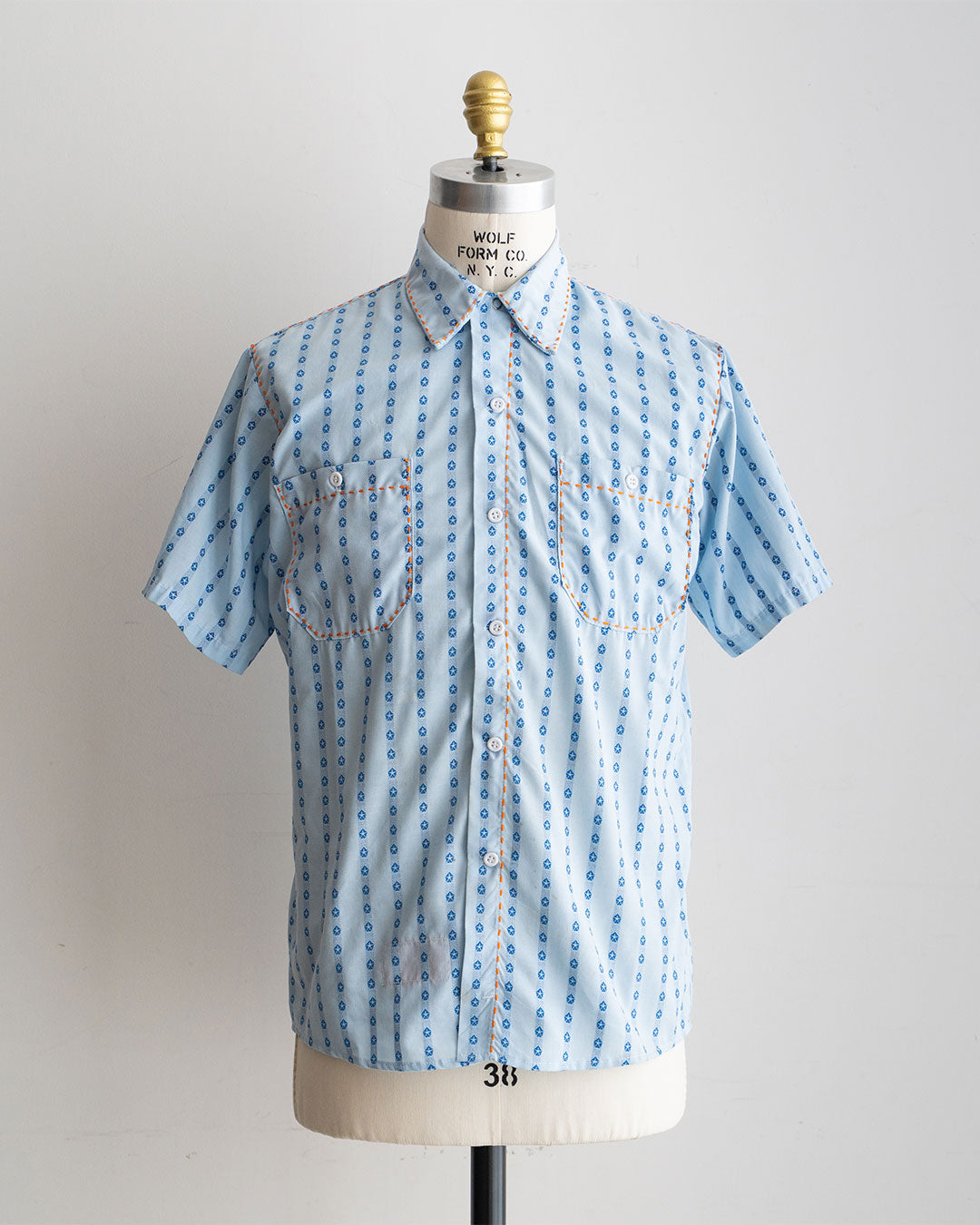 【HEXICO】Hand-Stitched Used Short-Sleeve Work-Shirts 『Made In U.S.A』①