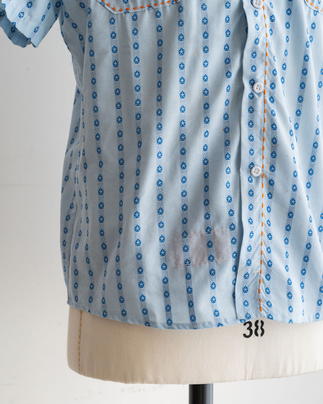 【HEXICO】Hand-Stitched Used Short-Sleeve Work-Shirts 『Made In U.S.A』①