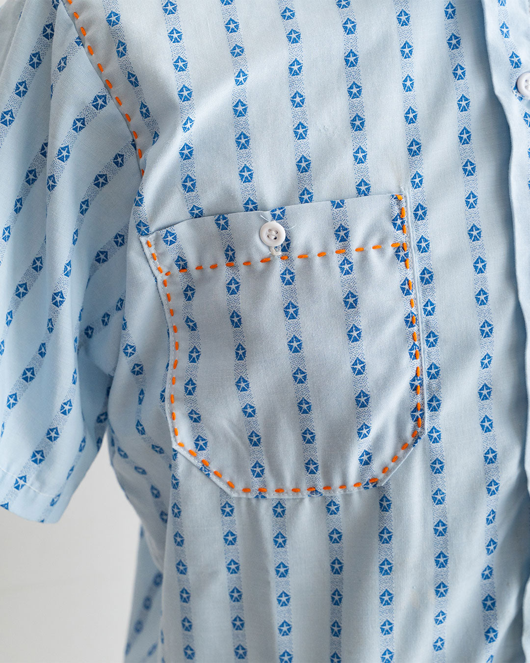【HEXICO】Hand-Stitched Used Short-Sleeve Work-Shirts 『Made In U.S.A』①