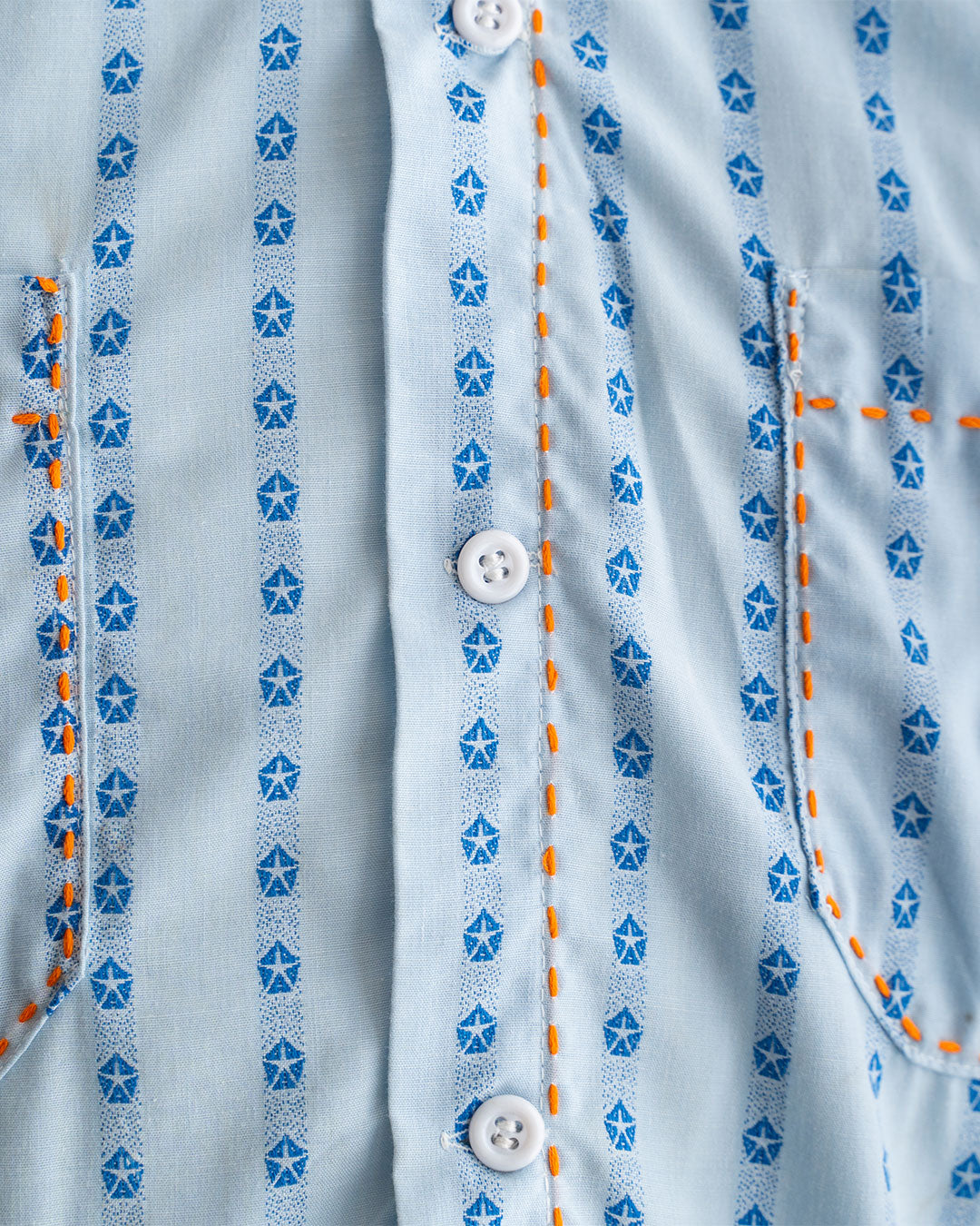 【HEXICO】Hand-Stitched Used Short-Sleeve Work-Shirts 『Made In U.S.A』①