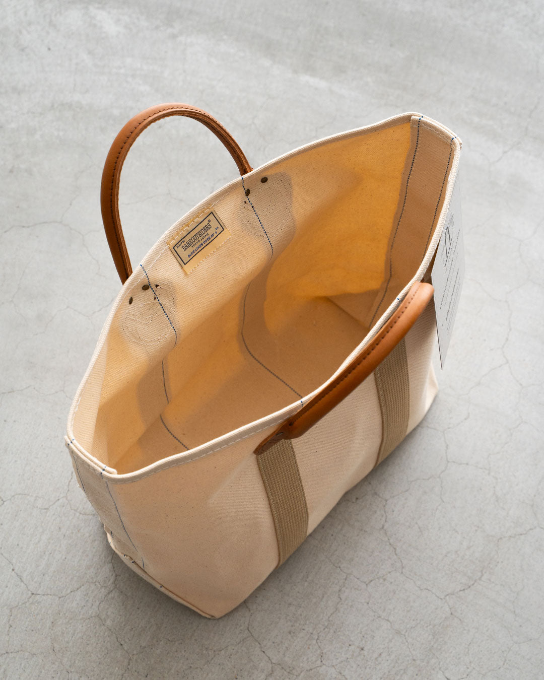 【BARK OUTSIDERS】Leather Handle Tote 80's 『Tall』