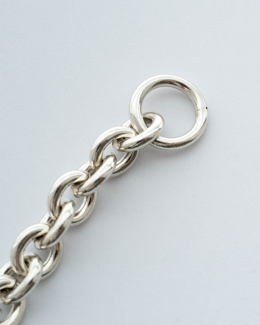 【VINTAGE】Danish Silver Heavy Chain Bracelet 『Hermann Siersbol』