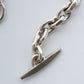 【VINTAGE】Danish Silver Heavy Chain Bracelet 『Johs Torlyk』