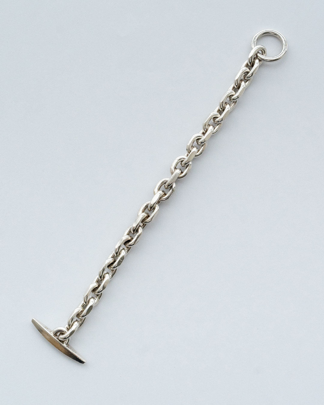 【VINTAGE】Danish Silver Heavy Chain Bracelet 『Johs Torlyk』