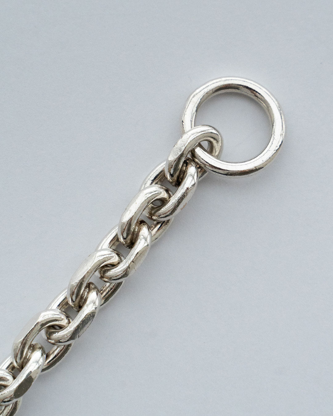 【VINTAGE】Danish Silver Heavy Chain Bracelet 『Johs Torlyk』