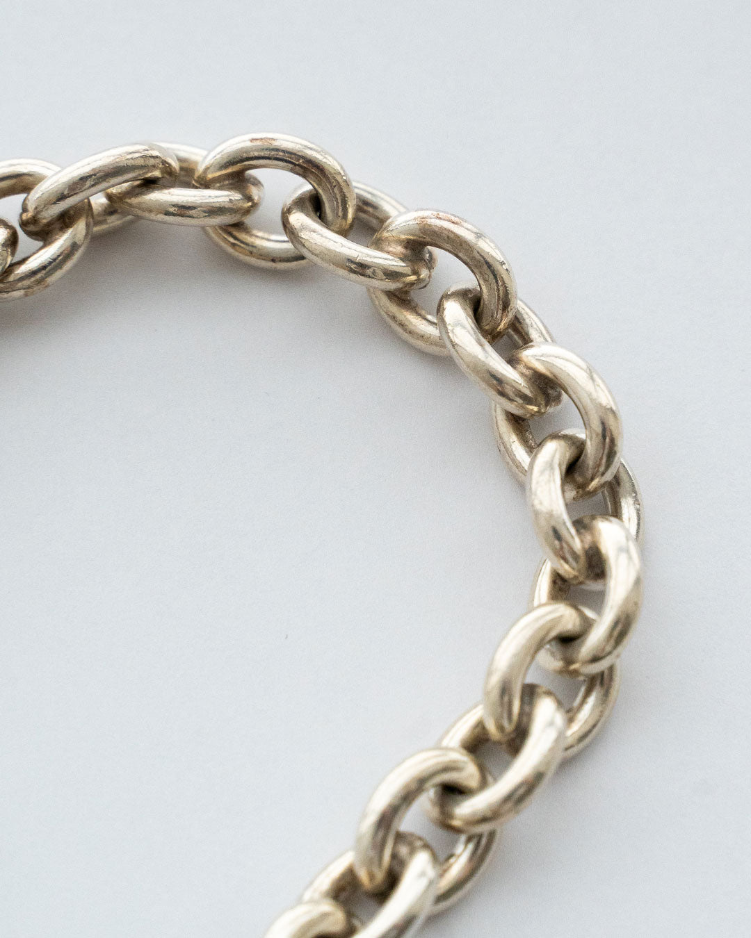 【VINTAGE】Danish Silver Heavy Chain Bracelet 『Aage Berridge Kaimer』