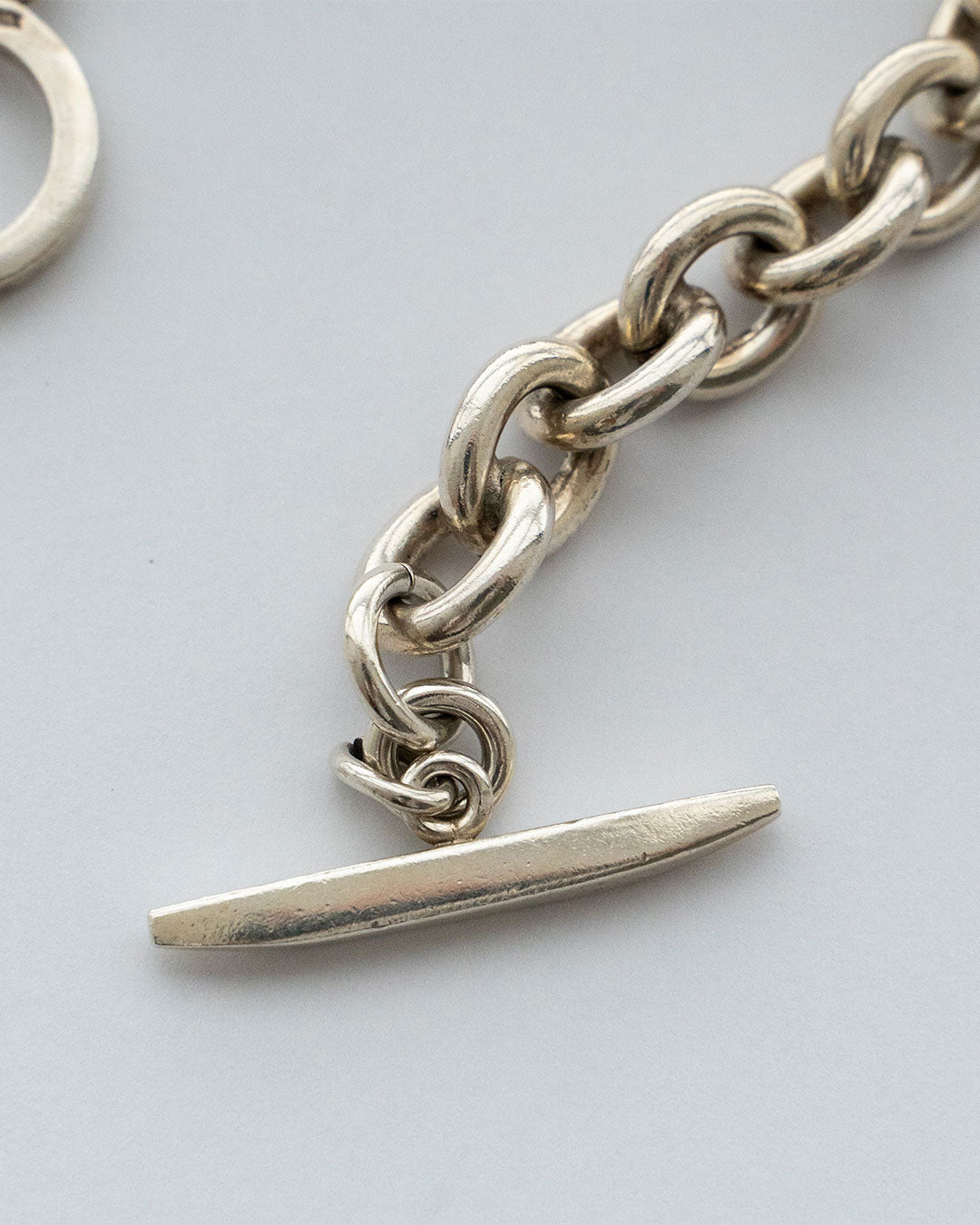【VINTAGE】Danish Silver Heavy Chain Bracelet 『Aage Berridge Kaimer』