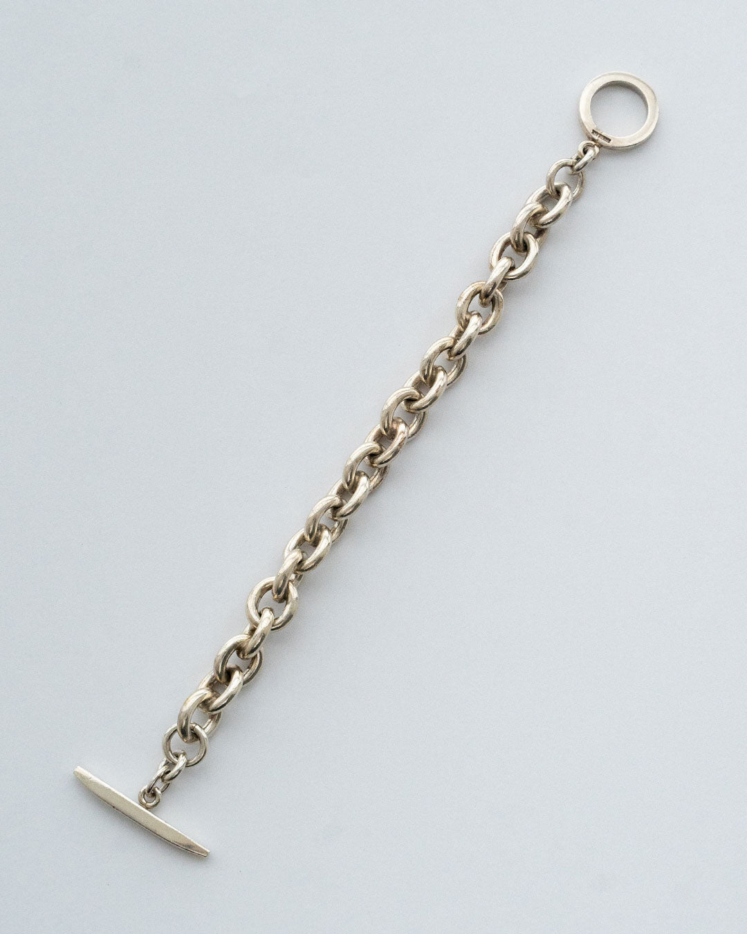 【VINTAGE】Danish Silver Heavy Chain Bracelet 『Aage Berridge Kaimer』