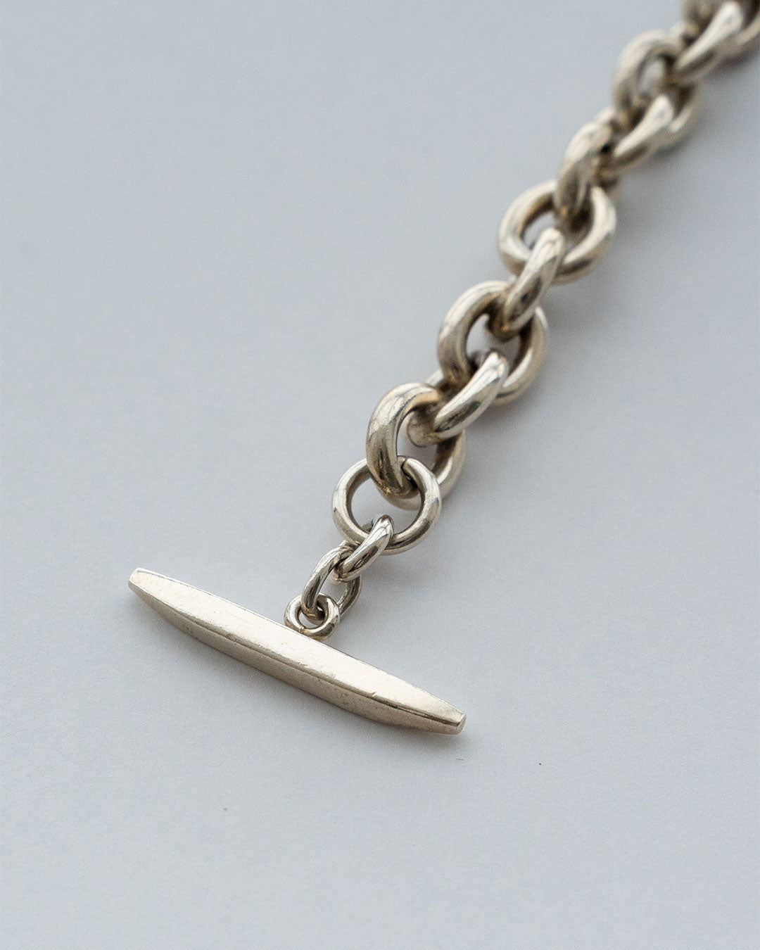 【VINTAGE】Danish Silver Heavy Chain Bracelet 『Aage Berridge Kaimer』