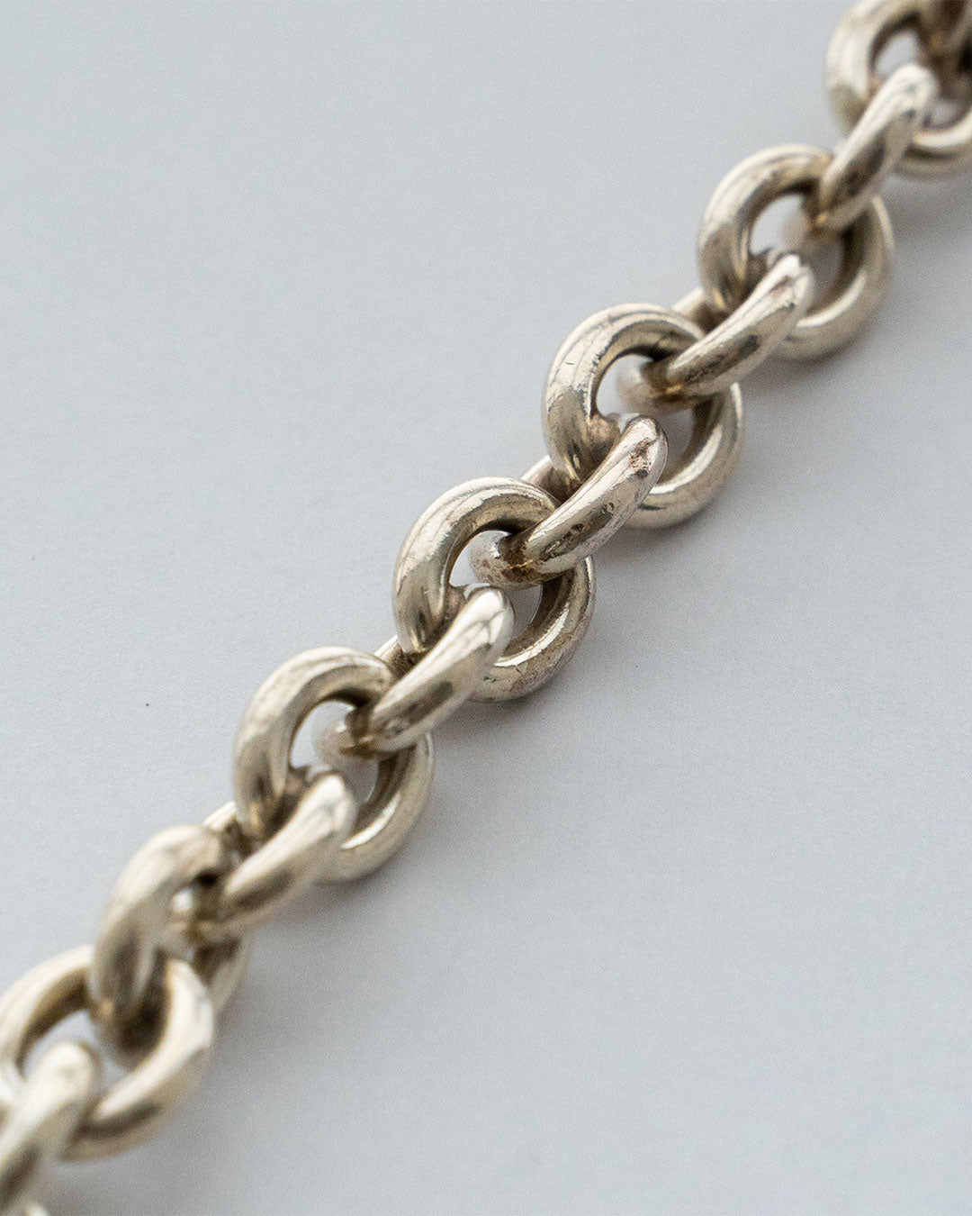 【VINTAGE】Danish Silver Heavy Chain Bracelet 『Aage Berridge Kaimer』