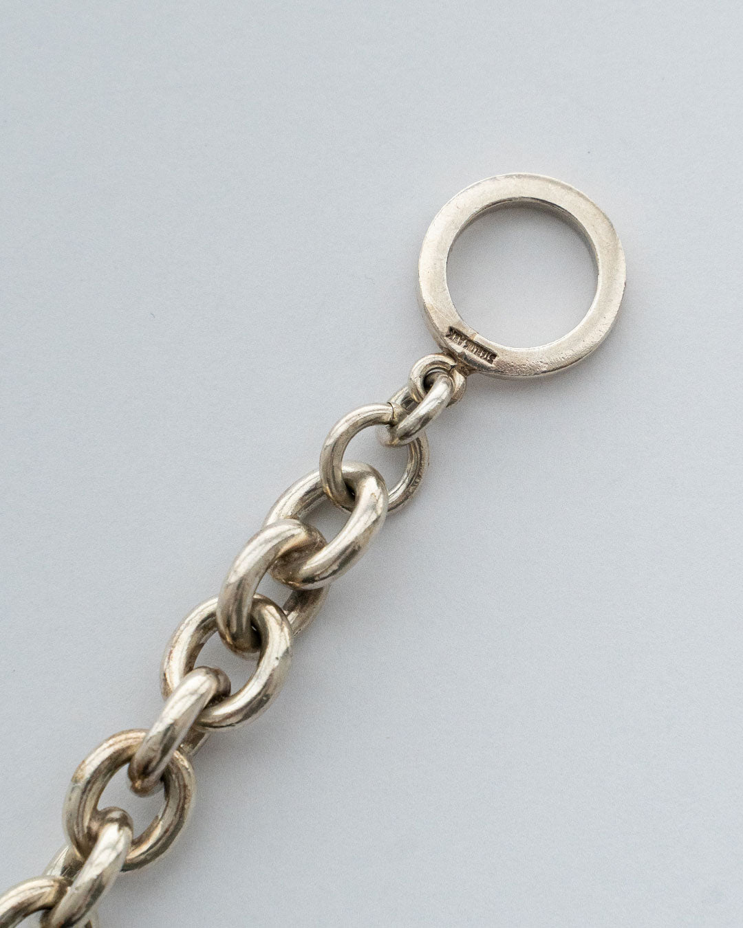 【VINTAGE】Danish Silver Heavy Chain Bracelet 『Aage Berridge Kaimer』