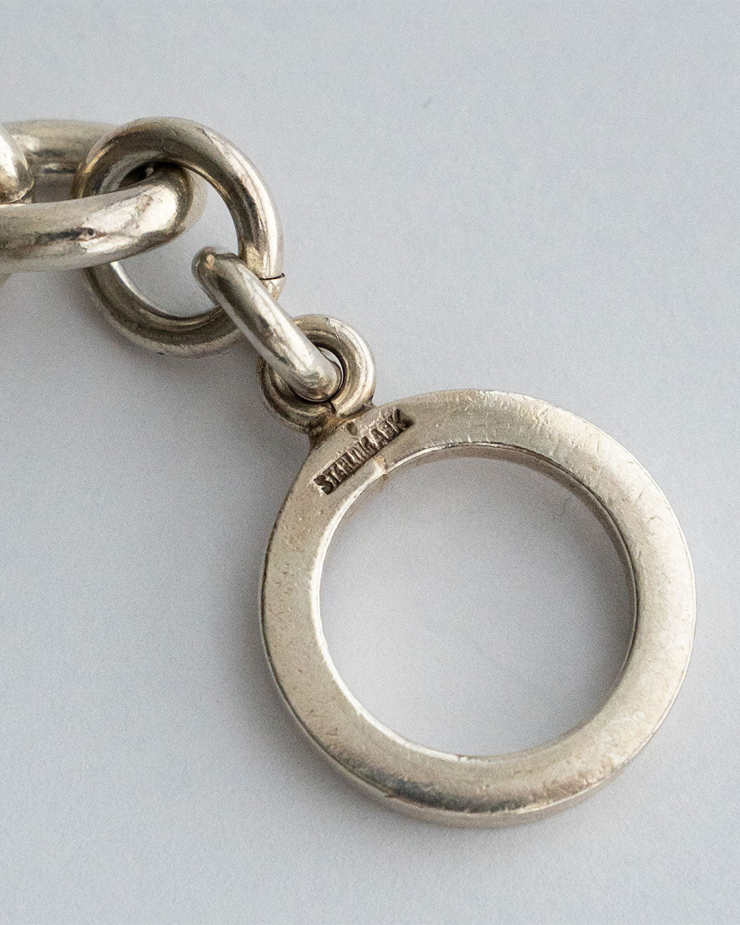 【VINTAGE】Danish Silver Heavy Chain Bracelet 『Aage Berridge Kaimer』