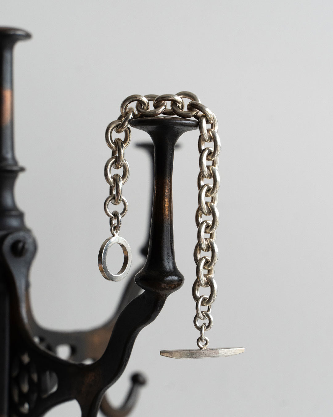 【VINTAGE】Danish Silver Heavy Chain Bracelet 『Aage Berridge Kaimer』