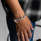 【VINTAGE】Danish Silver Heavy Chain Bracelet 『Hermann Siersbol』