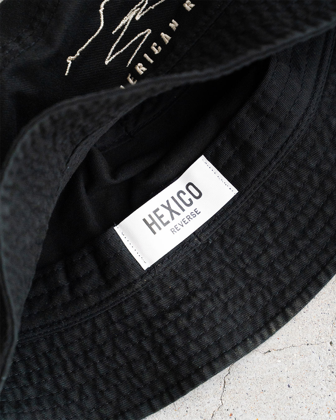 【HEXICO】 HEXICO REVERSE Vo,2 『American-River』 Down Brim Bucket Hat