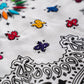 【Oaxaca】 Hand Embroidered Bandana 『made in USA』