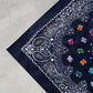 【Oaxaca】 Hand Embroidered Bandana 『made in USA』