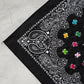 【Oaxaca】 Hand Embroidered Bandana 『made in USA』