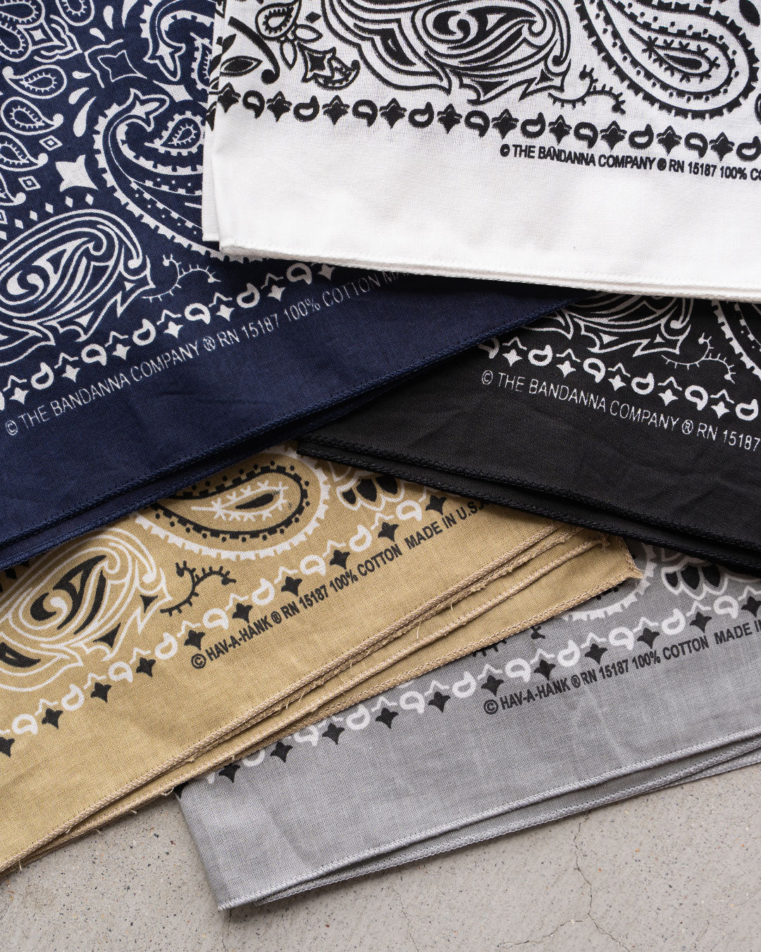 【Oaxaca】 Hand Embroidered Bandana 『made in USA』