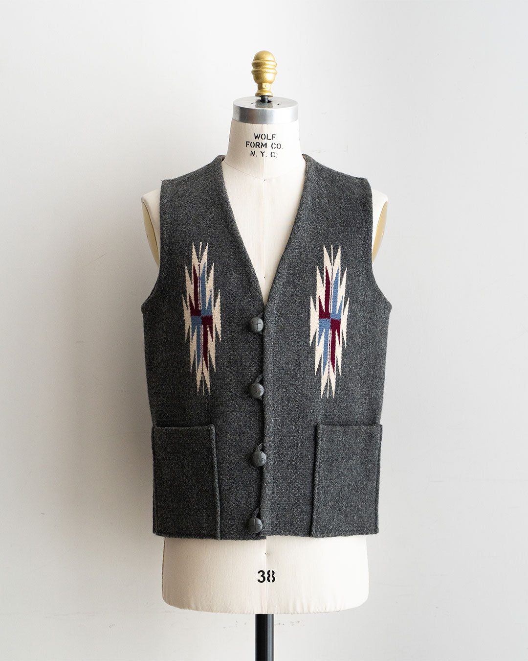 【VINTAGE】Old ORTEGA'S Chimayo Vest 『Very Good Condition』