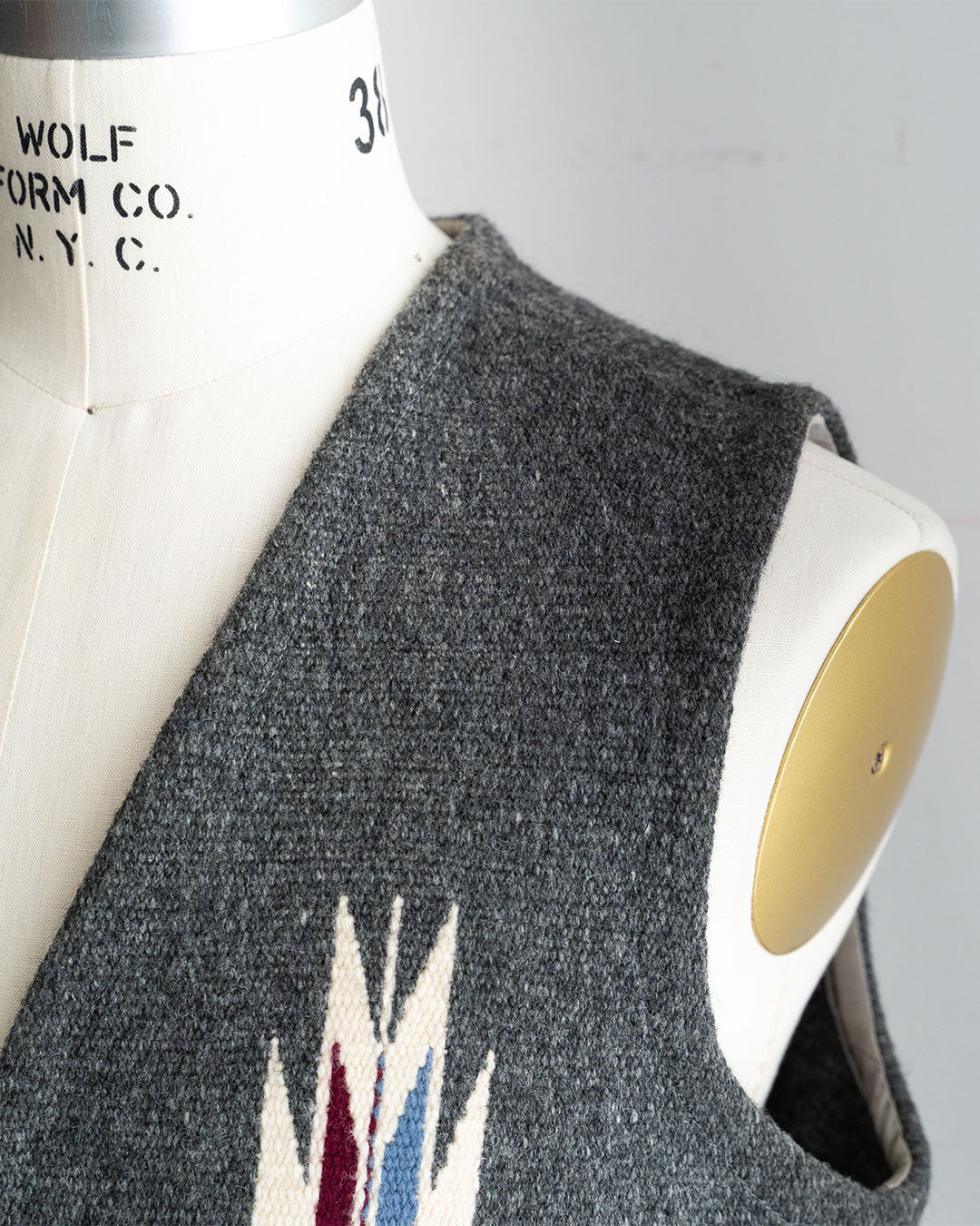 【VINTAGE】Old ORTEGA'S Chimayo Vest 『Very Good Condition』