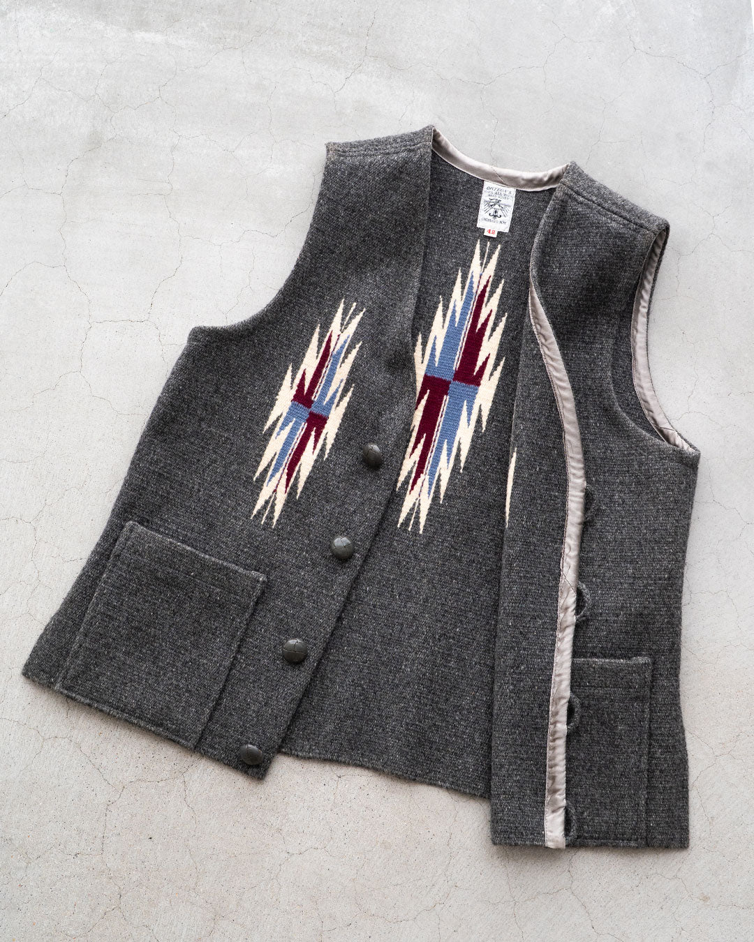 【VINTAGE】Old ORTEGA'S Chimayo Vest 『Very Good Condition』